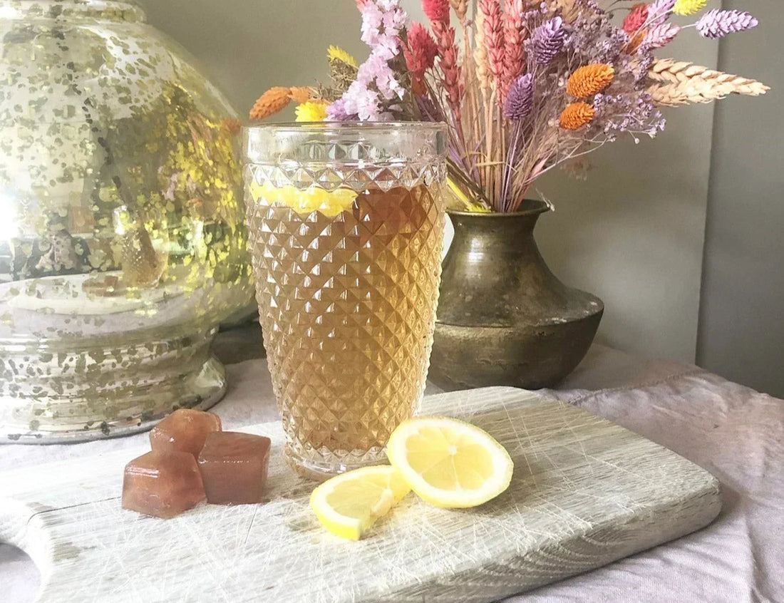 Earl Grey i Lady Grey w kostkach lodu
